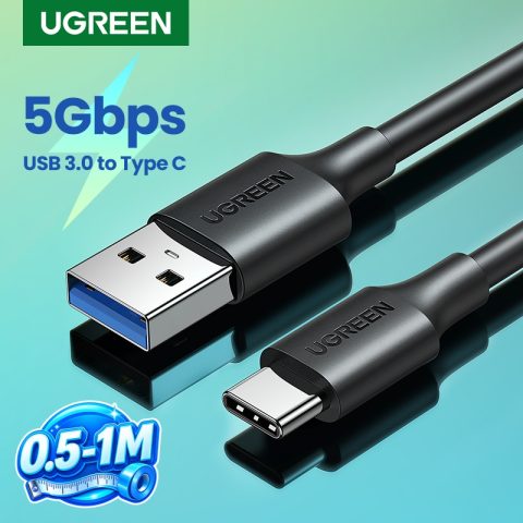 Cable UGREEN USB-C 5Gbps 18W: potencia y velocidad para tu móvil y SSD