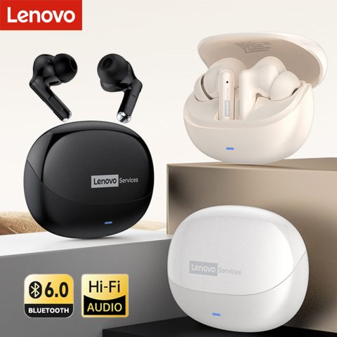 Lenovo LE257: auriculares inalámbricos con micrófono y cancelación de ruido