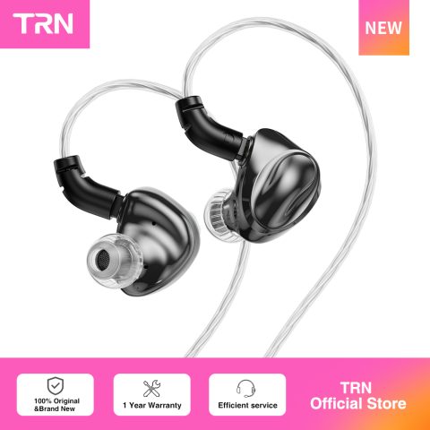 Audífonos TRN Dolphin: Sonido claro y construcción metal