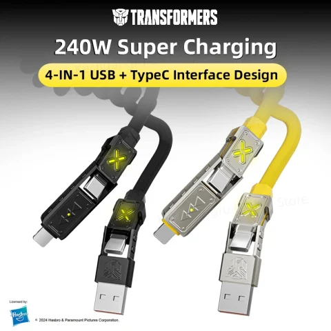 Cable Transformers PD 240W: potencia y resistencia para tu día a día