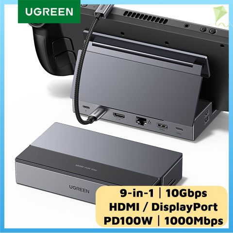 UGREEN Steam Deck Dock: base plegable con HDMI 4K y 100W