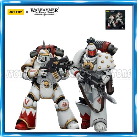 JoyToy Warhammer 40K: White Scars MKIII y MKVI a escala 1/18