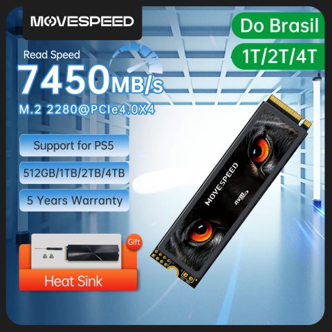 MOVESPEED 7450MB/s SSD NVMe M.2