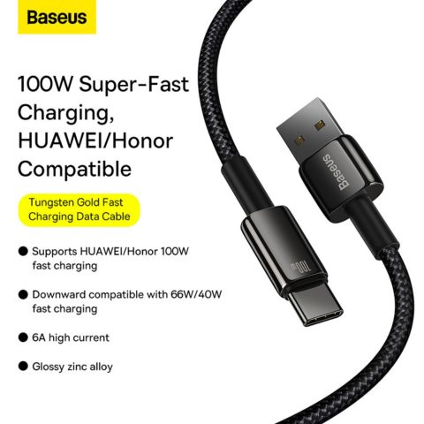 Baseus 100W USB-C: carga rápida para MacBook, Samsung y Xiaomi