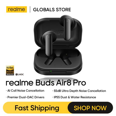 realme Air8 Pro: cancelación AI profunda, sonido detallado