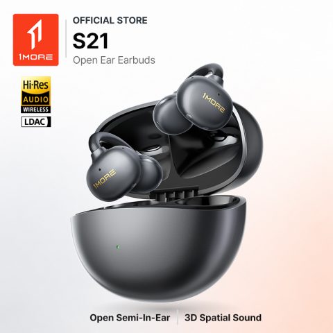 1More Open Ear S21: audífonos de clip con LDAC y 26h de batería