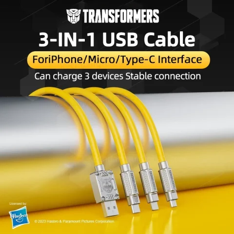 Transformers 3IN1 Fast Charging Cable